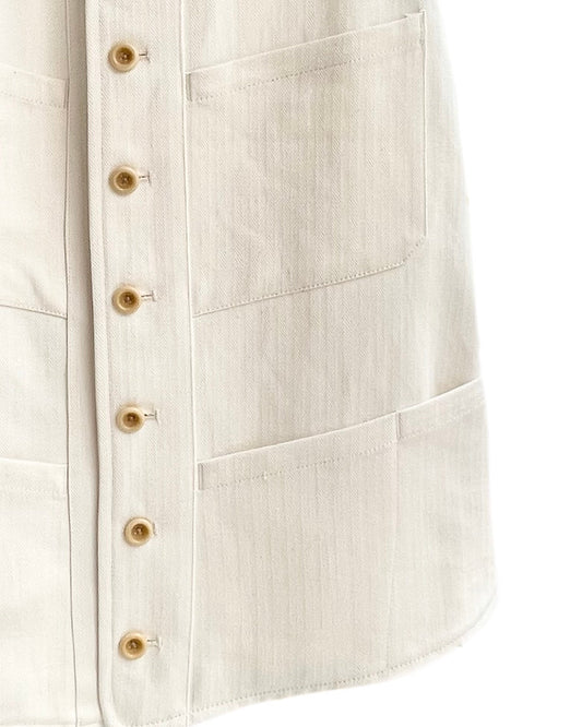 SAGAN VEST/ FRENCH COTTON LINEN HB