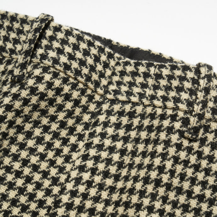 TRIM STEM PANTS / HOUNDSTOOTH