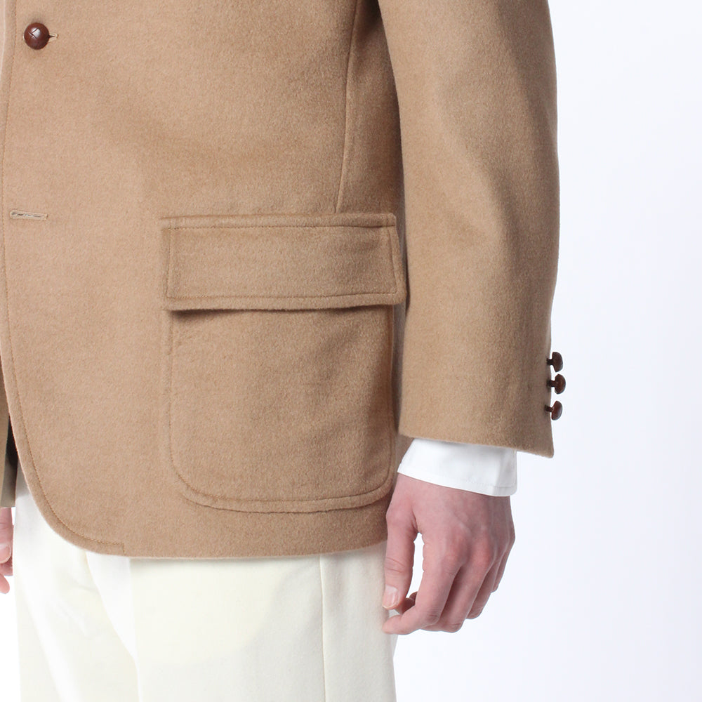 UNIVERSITY JACKET / CAMEL HAIR