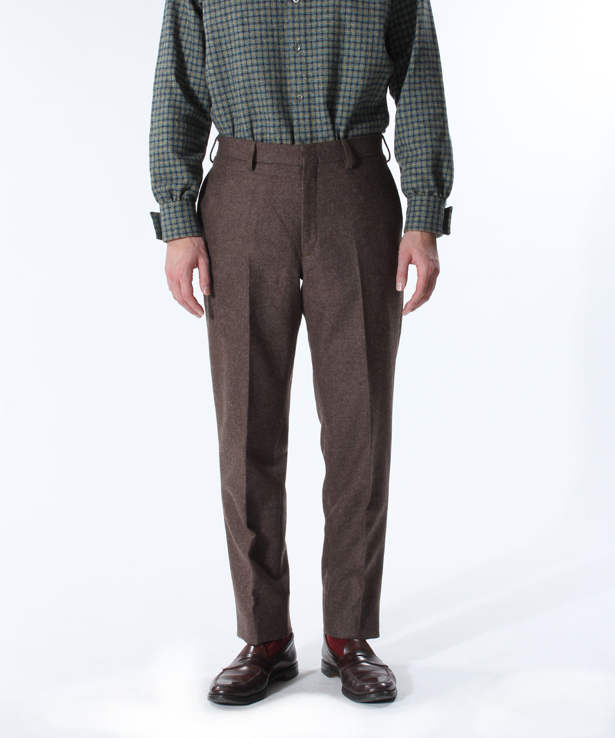 TRIM FIT PANTS 3 / WOOL FLANNEL