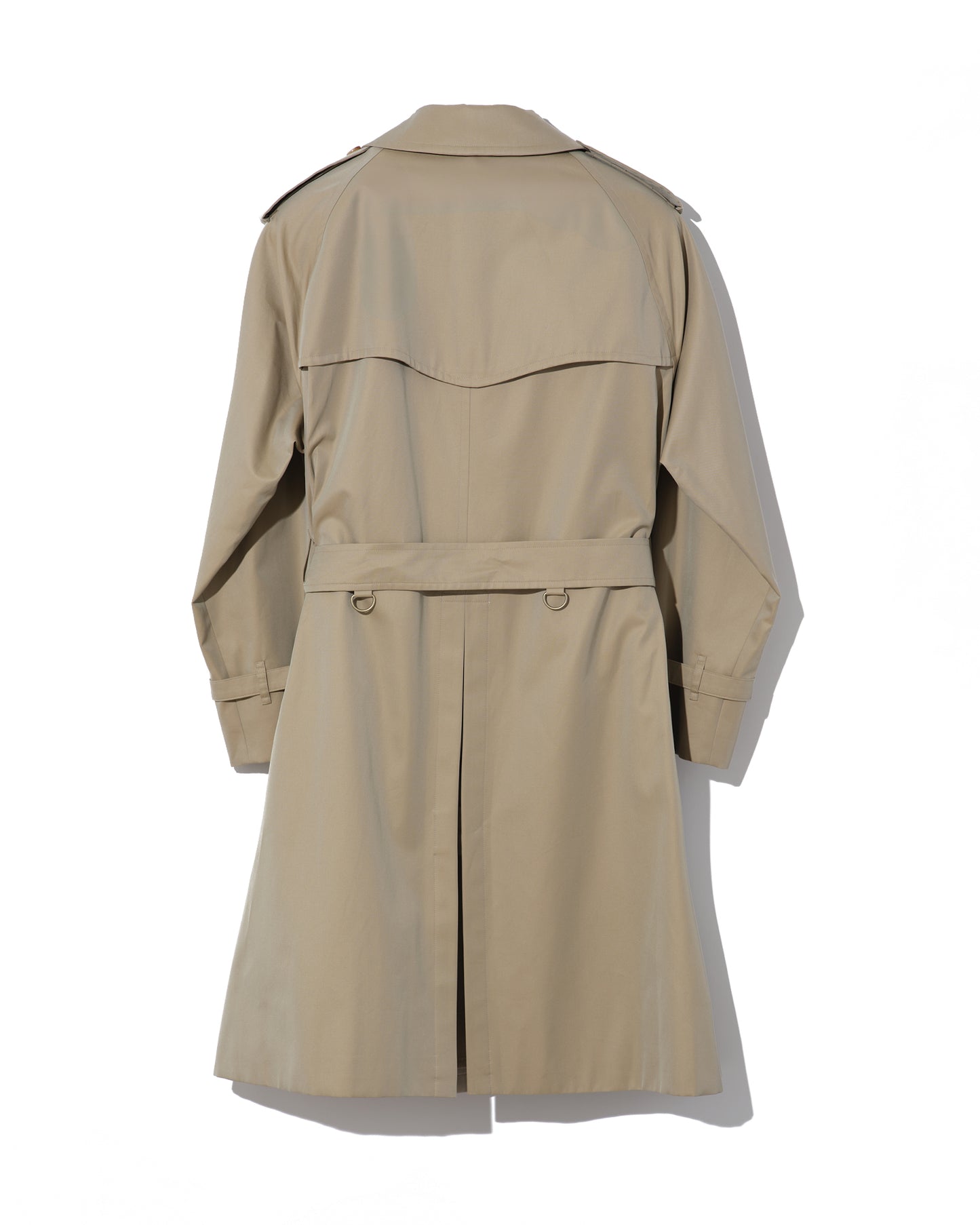 TRENCH COAT / COTTON GABARDINE BEIGE
