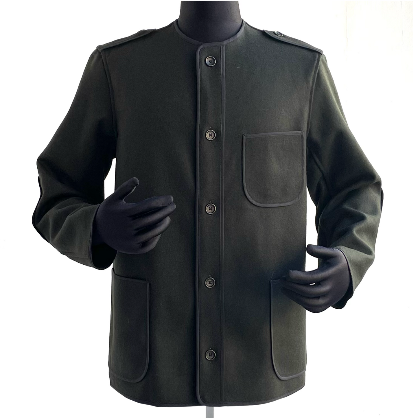 BASQUE JACKET / MELTON WOOL