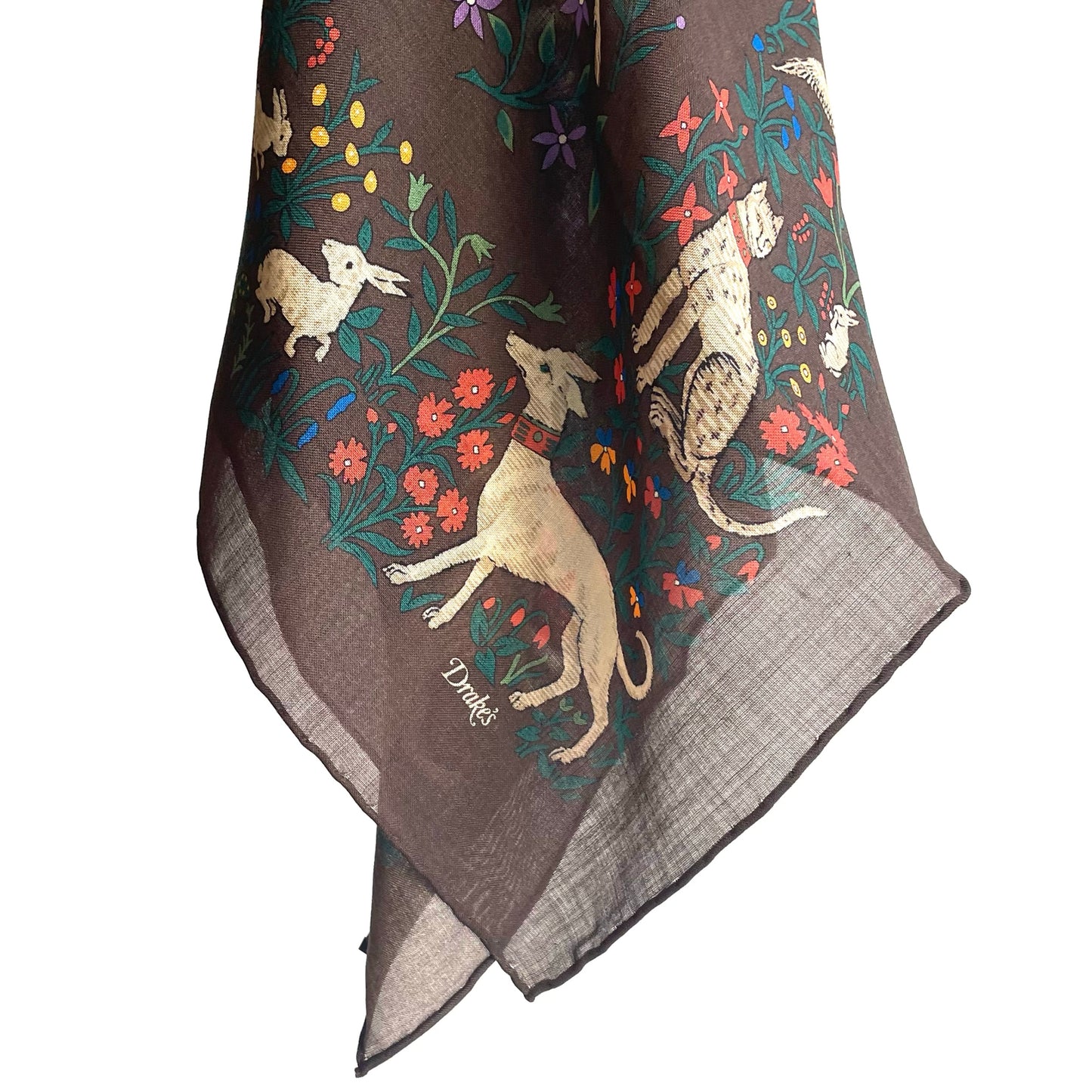 ANATOMICA by DRAKE'S SCARF UNICORN / BROWN
