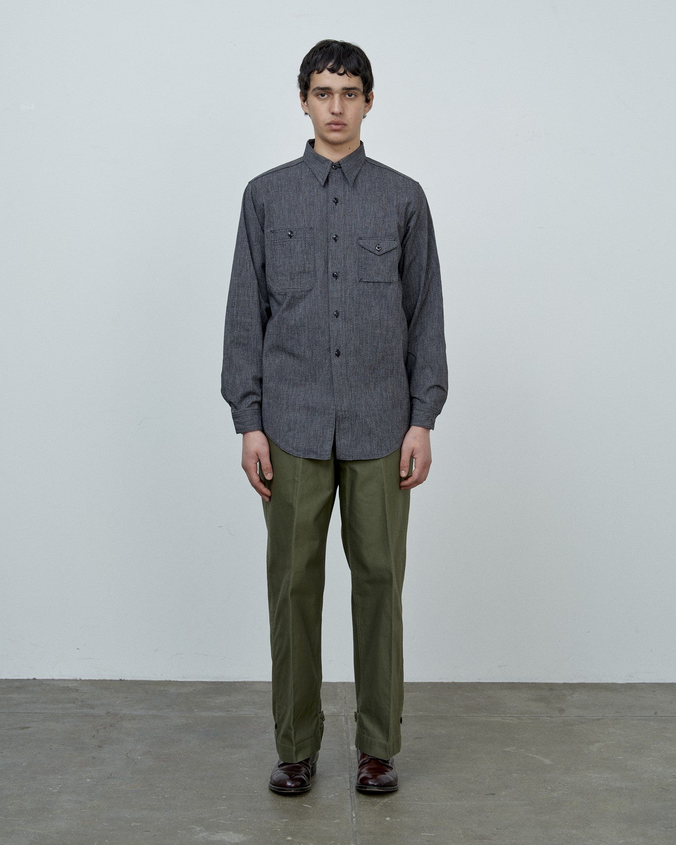 【 BIG YANK 】1935 ORIGINAL CHAMBRAY / BLACK