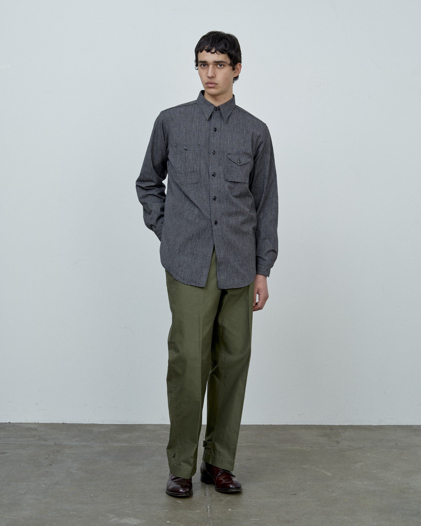 【 BIG YANK 】1935 ORIGINAL CHAMBRAY / BLACK