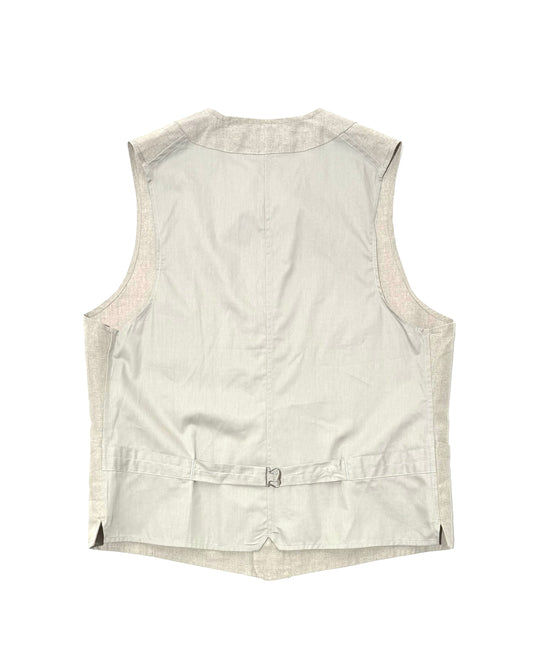 SAGAN VEST / LINEN NATURAL