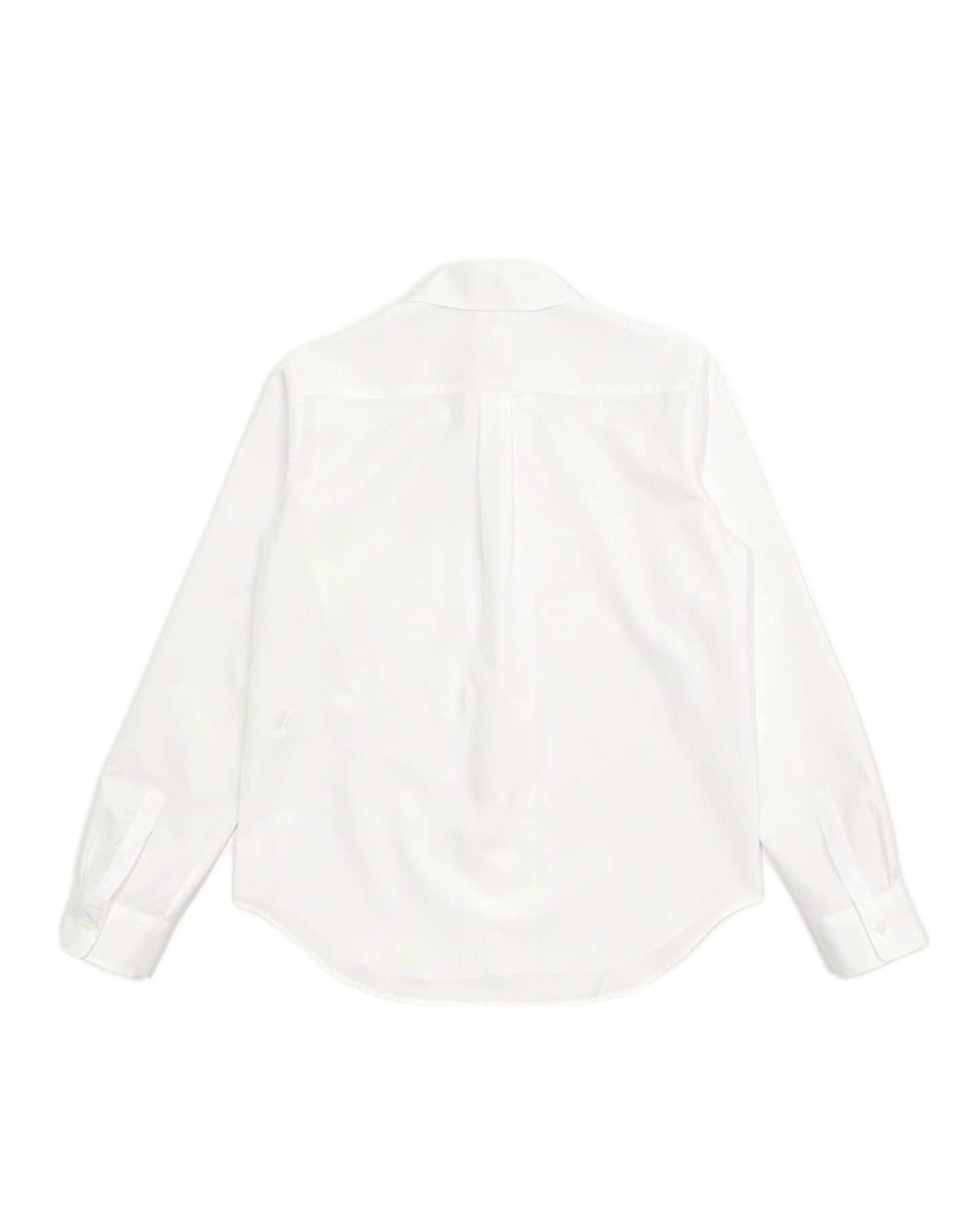 ROUND COLLAR SHIRTS/WHITE