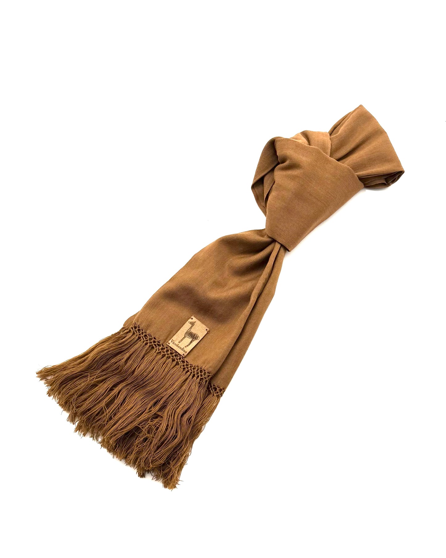 VICUNANDINA SCARF / LARGE BROWN