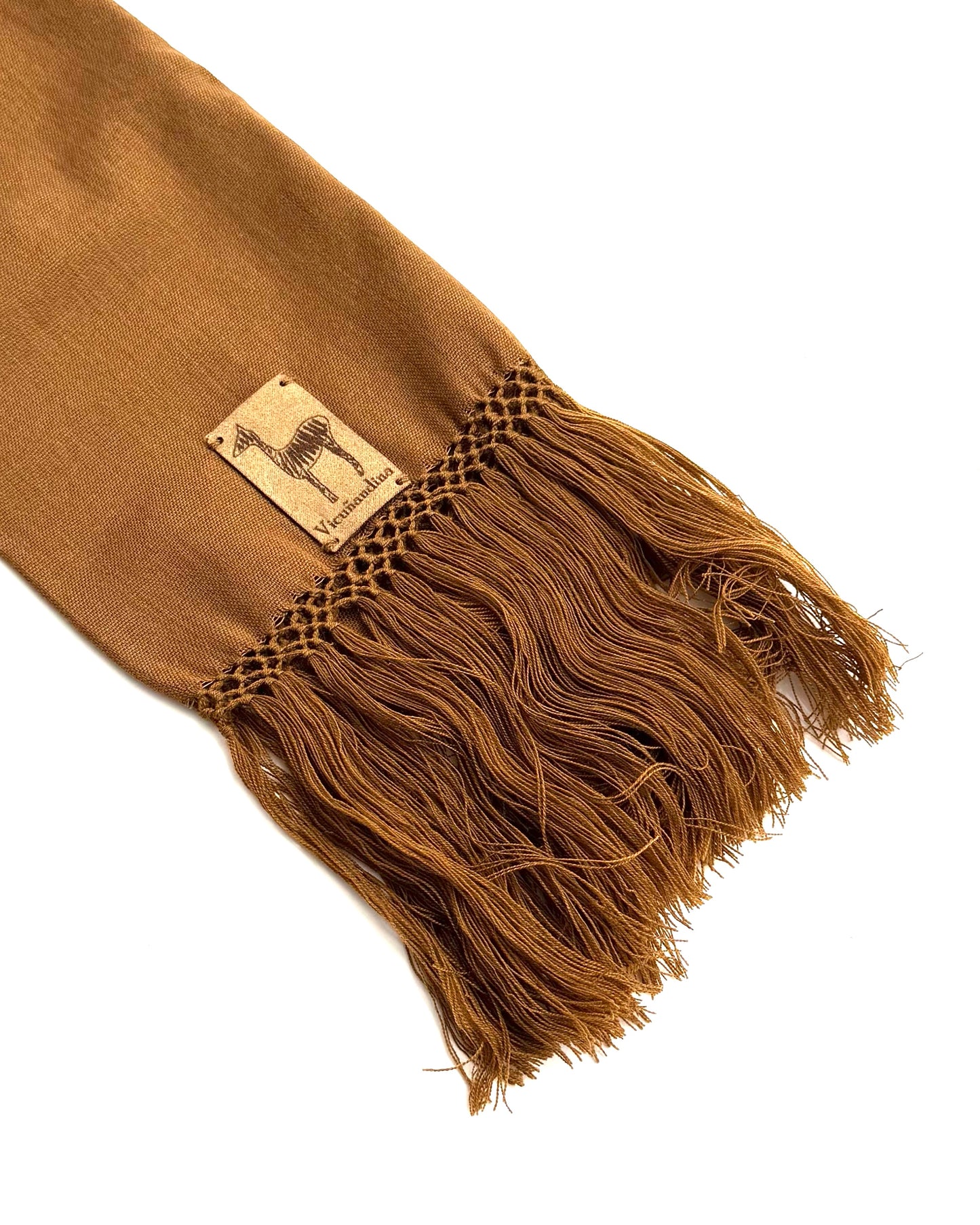VICUNANDINA SCARF / LARGE BROWN