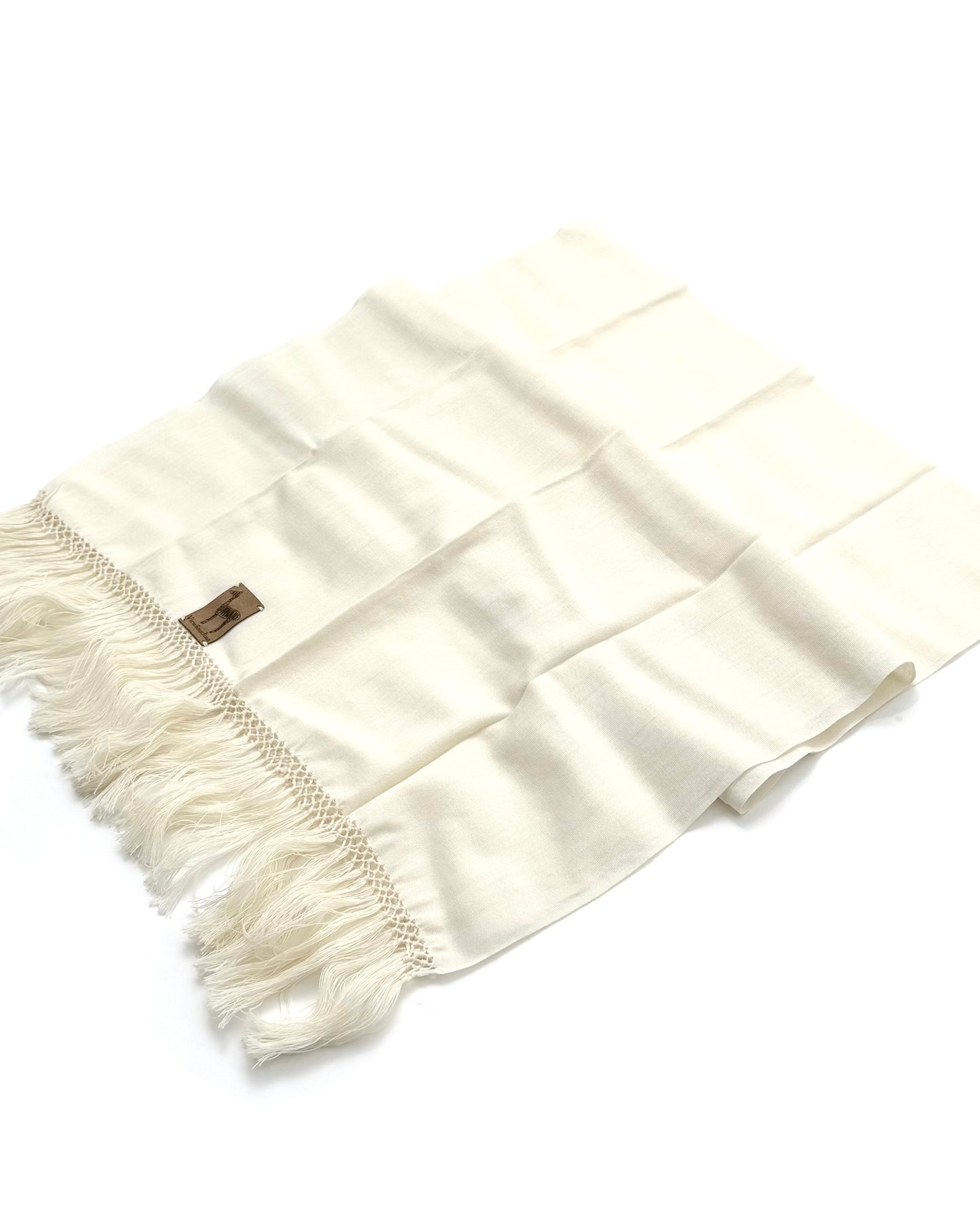 VICUNANDINA SCARF / LARGE WHITE