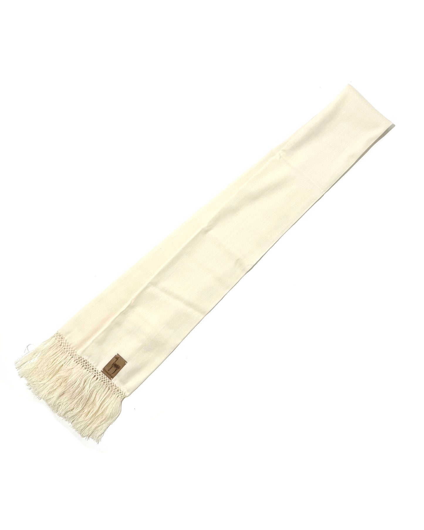 VICUNANDINA SCARF / LARGE WHITE