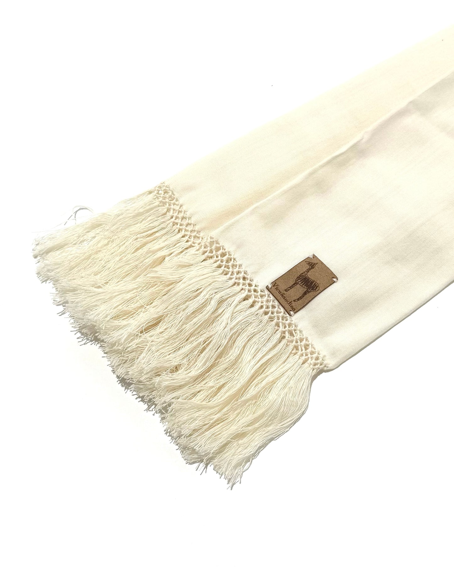 VICUNANDINA SCARF / LARGE WHITE