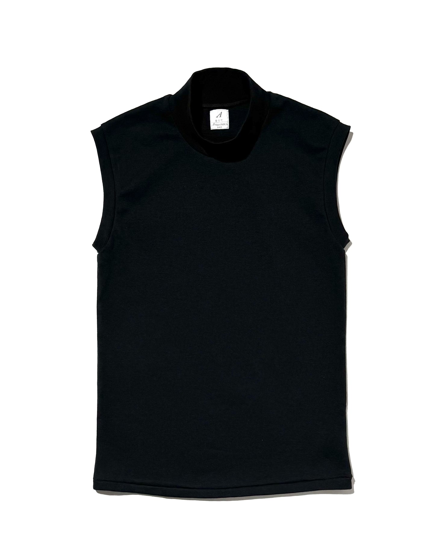 MOCK NECK TEE / SLEEVELESS