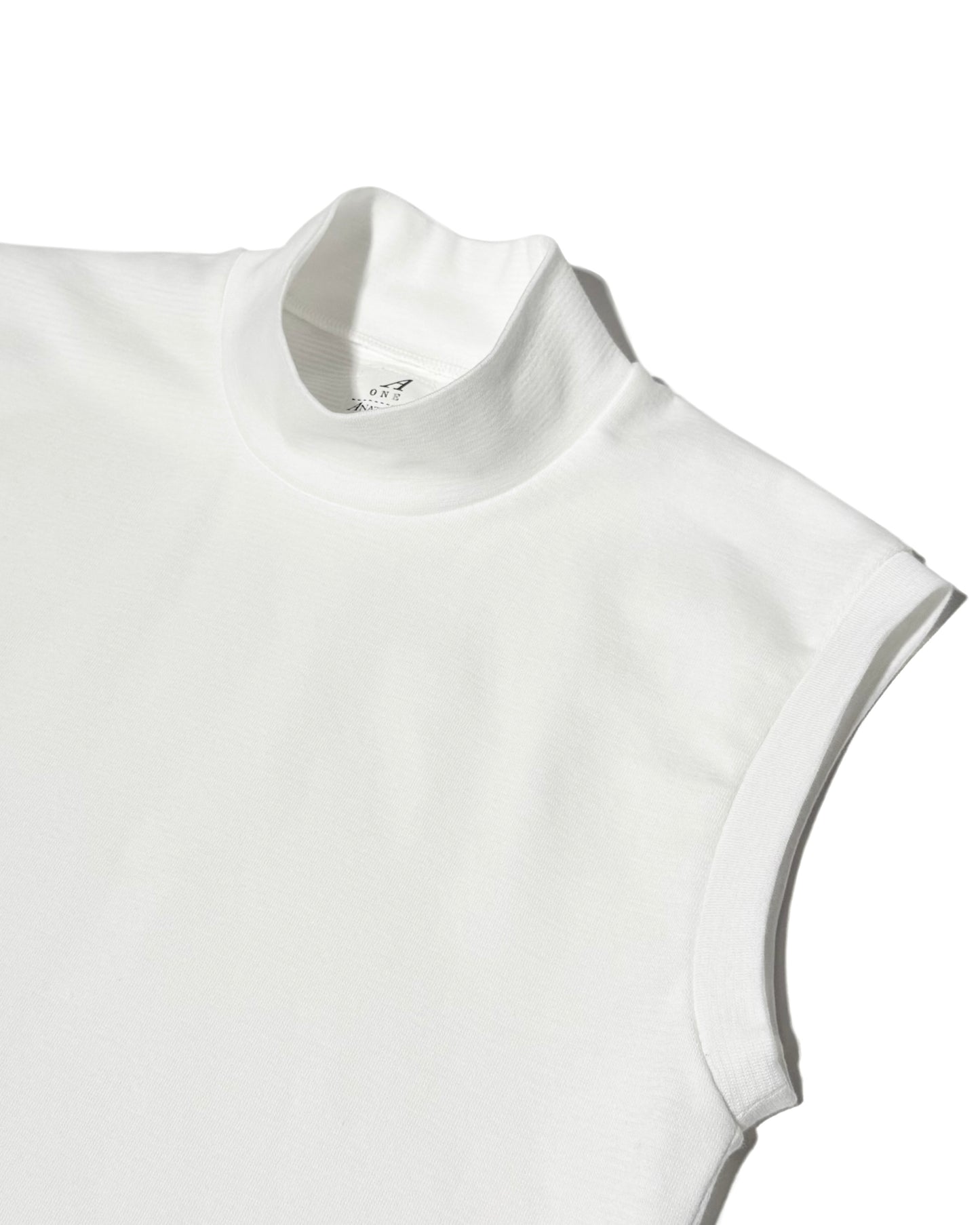 MOCK NECK TEE / SLEEVELESS