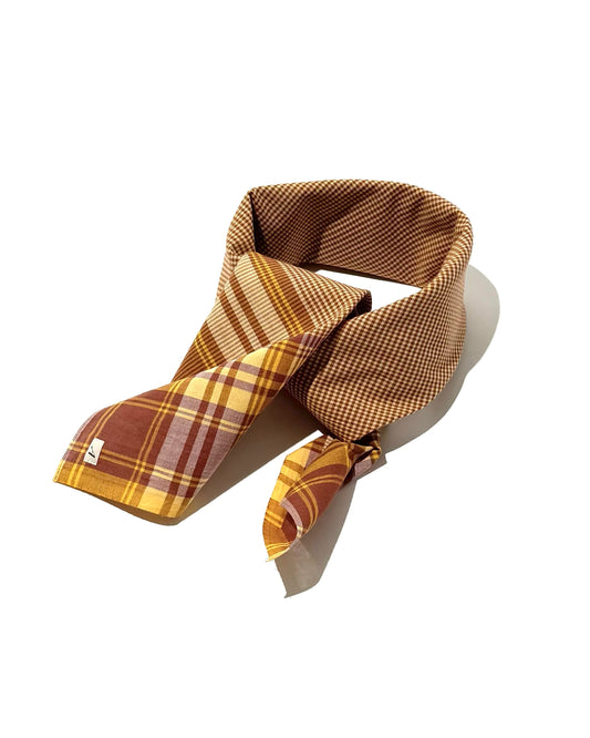 SCARF MADRAS / MUSTARD