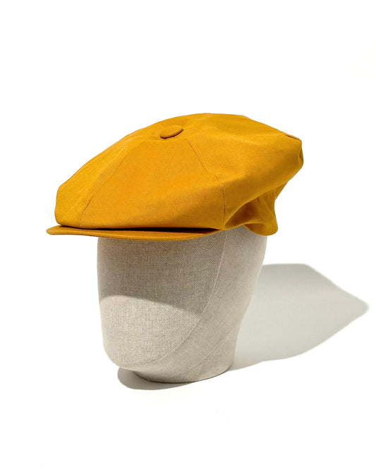 GATSBY CAP / CANVAS COTTON YELLOW