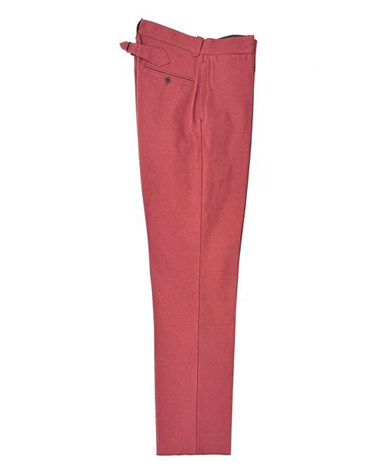 FISHERMAN PANTS / CANVAS COTTON RED