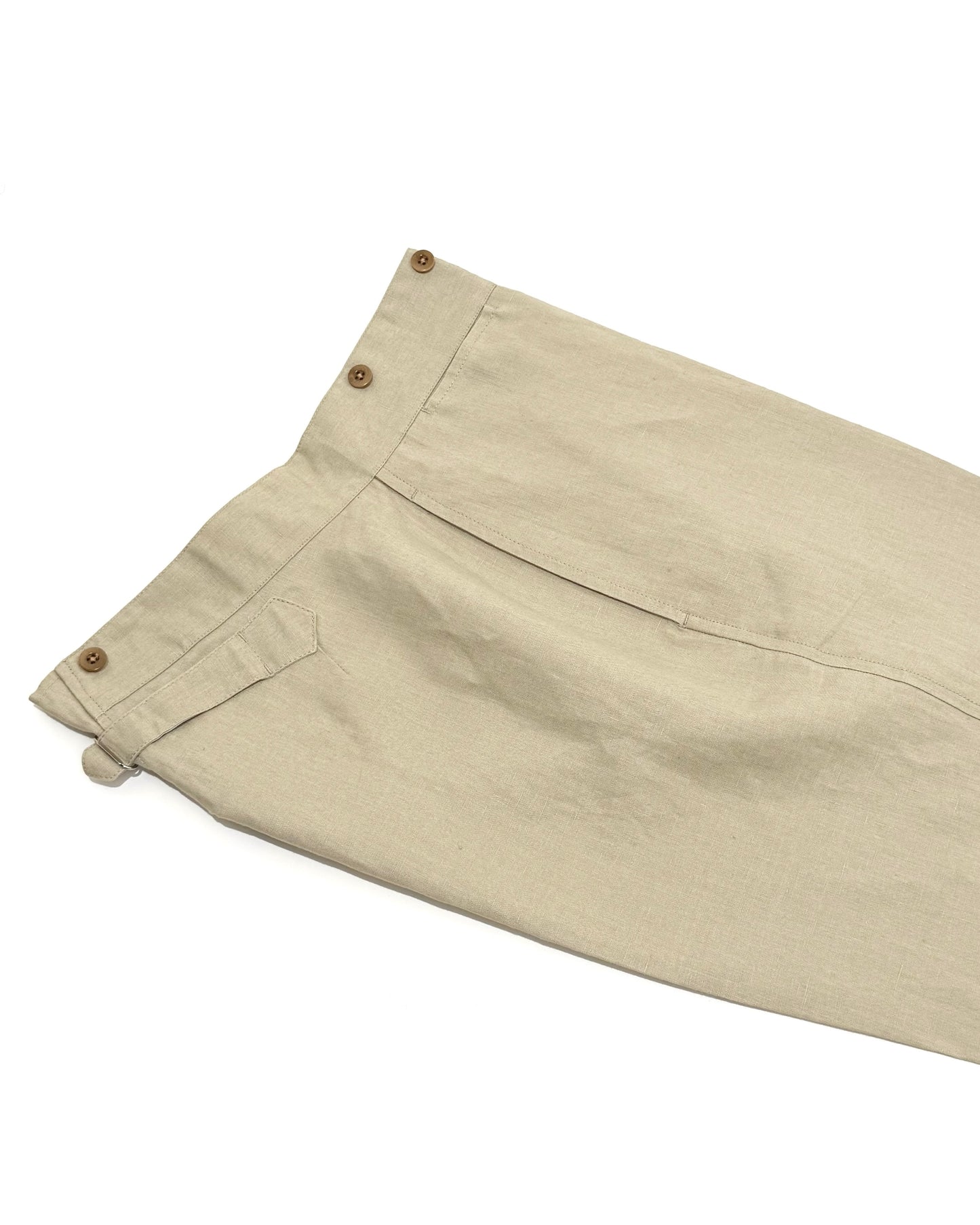 BJ PANTS / LINEN TAUPE