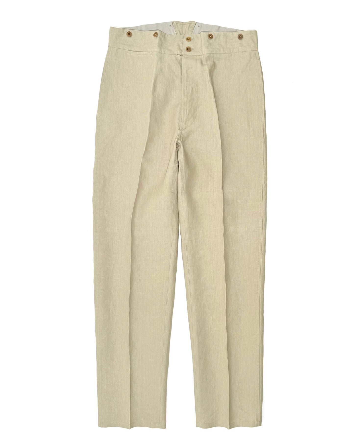 BJ PANTS / LINEN TAUPE