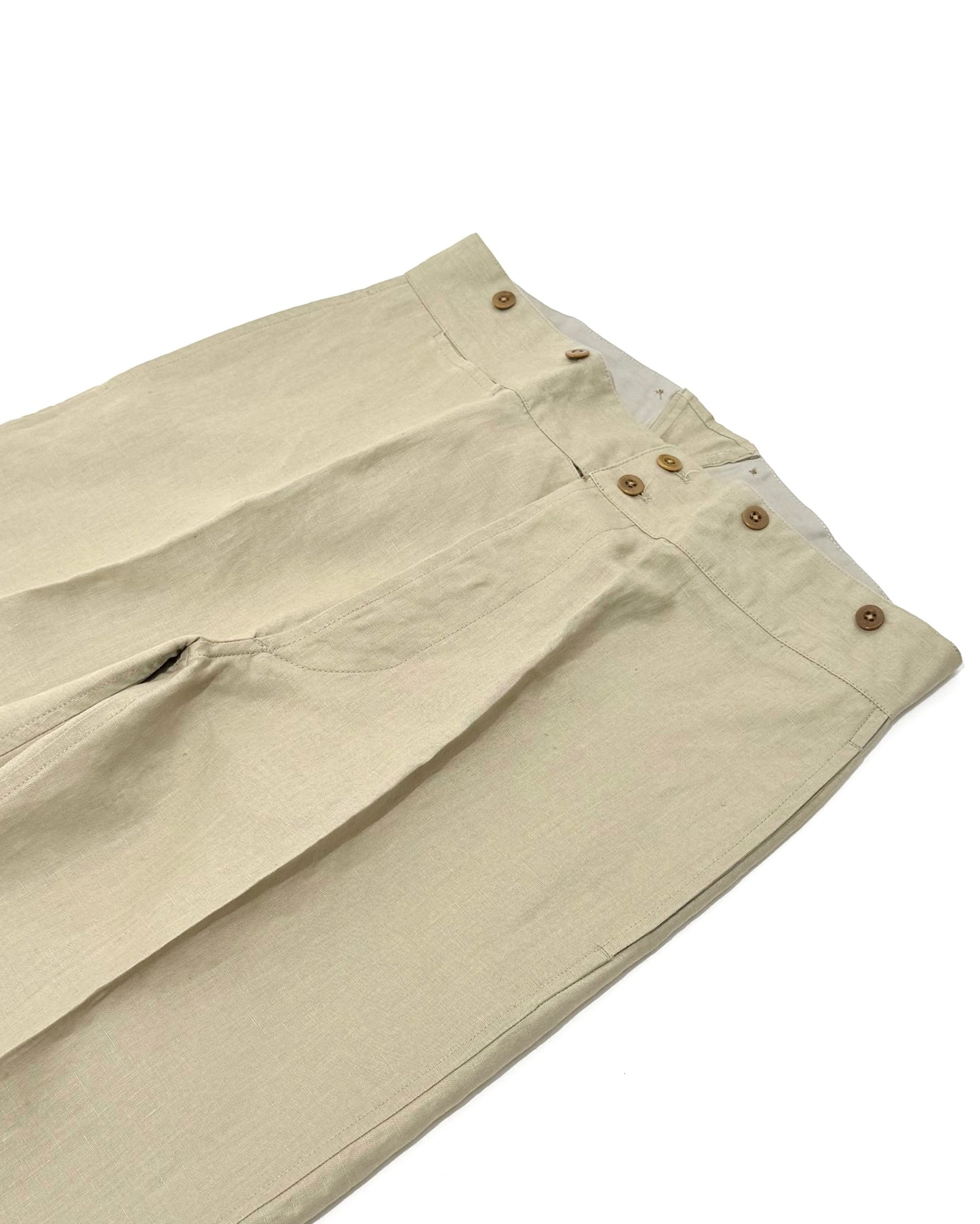 BJ PANTS / LINEN TAUPE