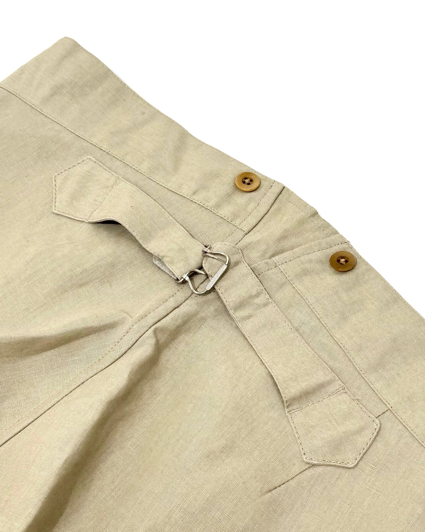 BJ PANTS / LINEN TAUPE