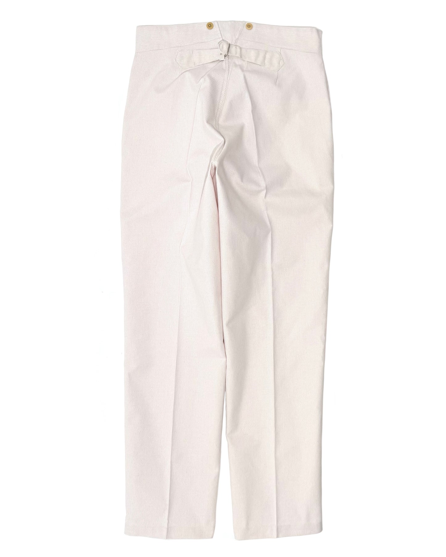 BJ PANTS / COUTIL COTTON PURPLE STRIPE