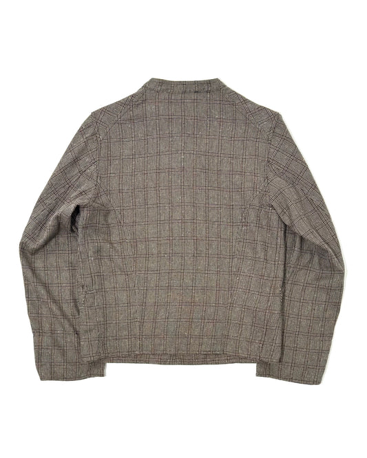 DOLMAN / MAGEE COTTON SILK BROWN CHECKS