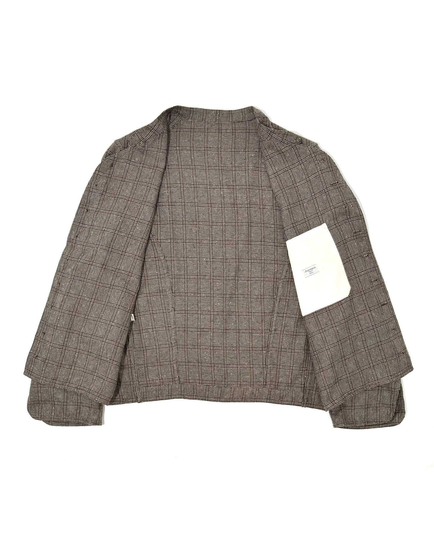 DOLMAN / MAGEE COTTON SILK BROWN CHECKS