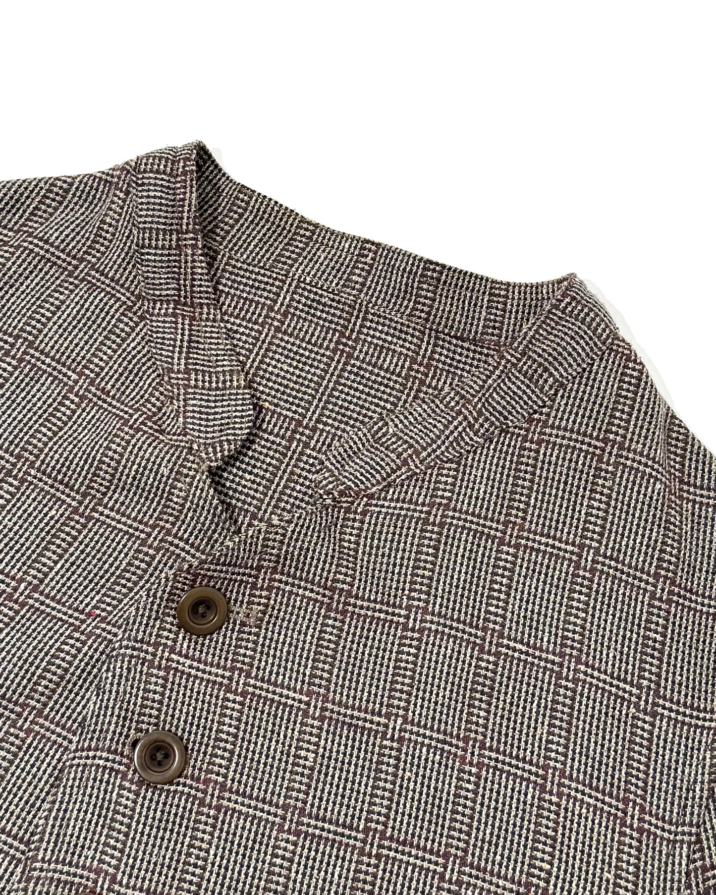 DOLMAN / MAGEE COTTON SILK BROWN CHECKS