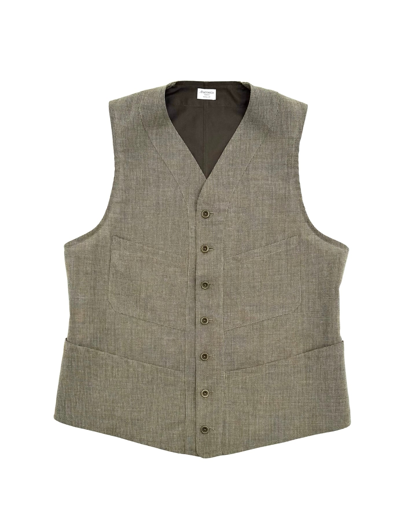 SAGAN VEST / FOX AIR WOOL TENNIS STRIPES