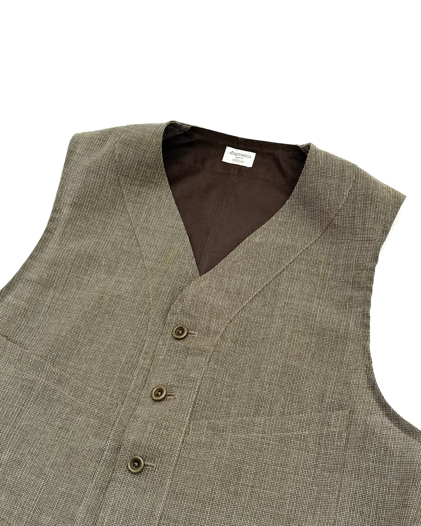 SAGAN VEST / FOX AIR WOOL TENNIS STRIPES