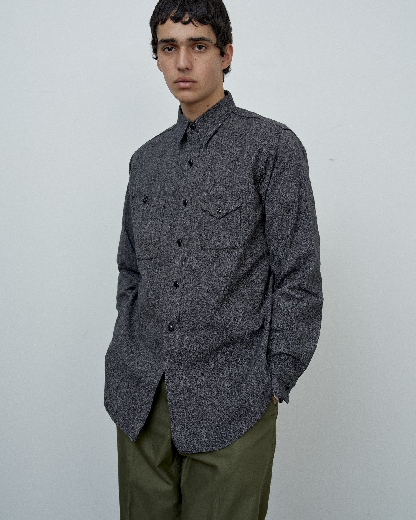 【 BIG YANK 】1935 ORIGINAL CHAMBRAY / BLACK