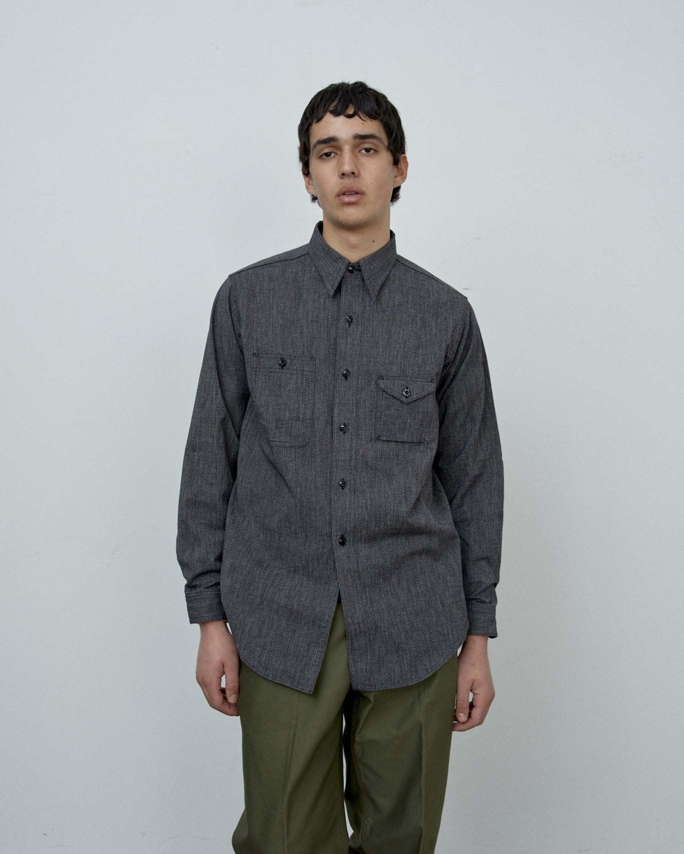 【 BIG YANK 】1935 ORIGINAL CHAMBRAY / BLACK