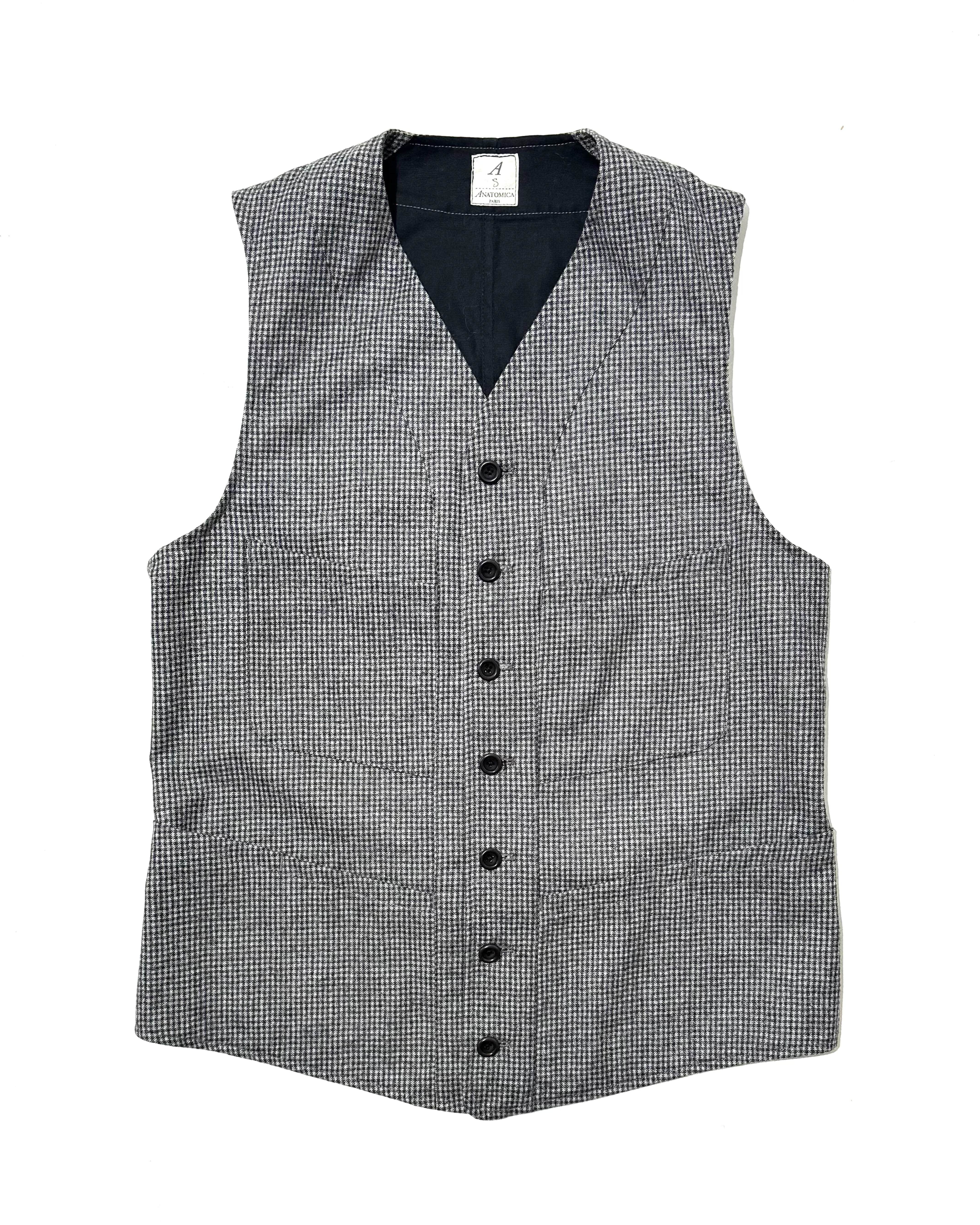 SAGAN VEST / LIGHT FLANNEL – ANATOMICA OFFICIAL ONLINE STORE