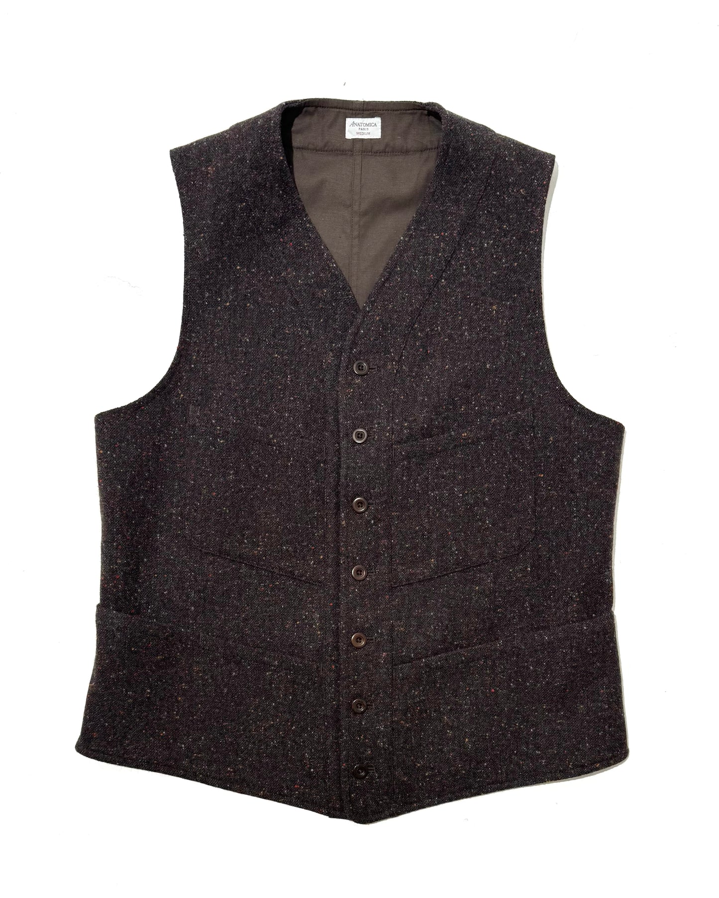 SAGAN VEST / DONEGAL MAGEE TWEED