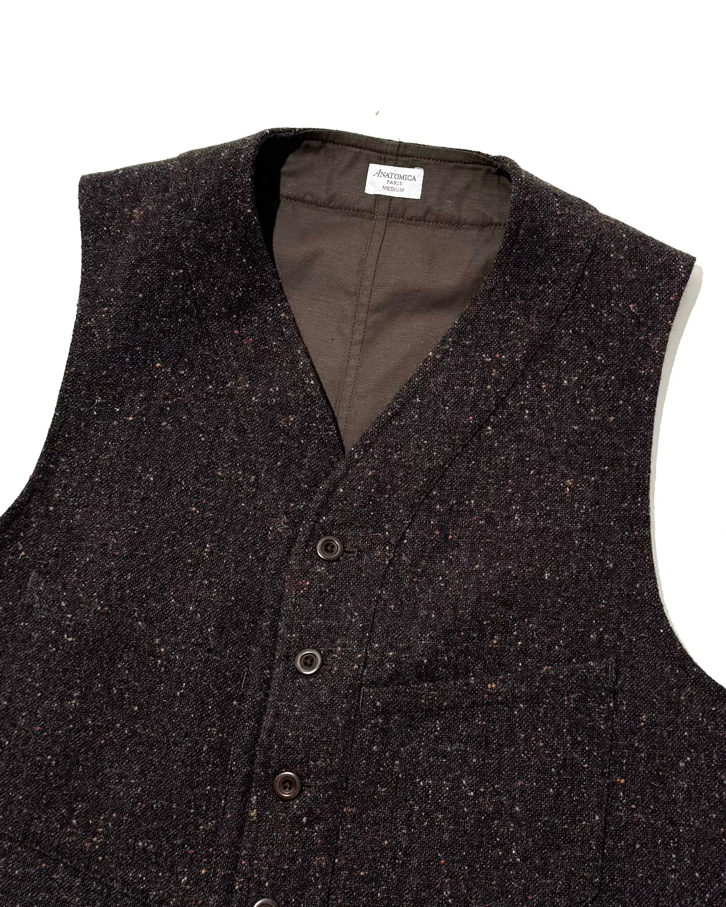 SAGAN VEST / DONEGAL MAGEE TWEED