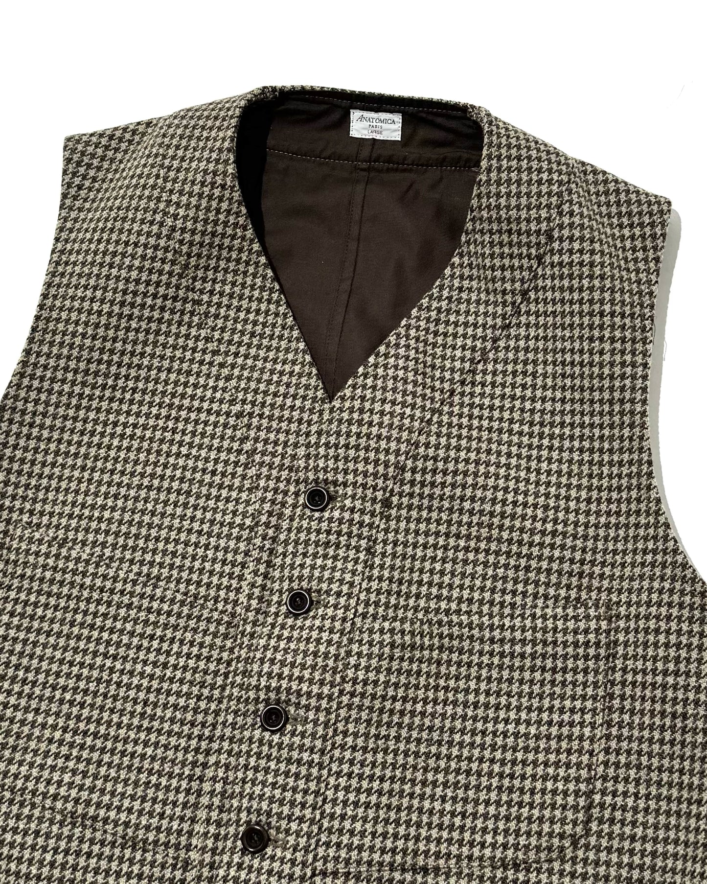 SAGAN VEST / ALSPORT TWEED HOUNDS TOOTH