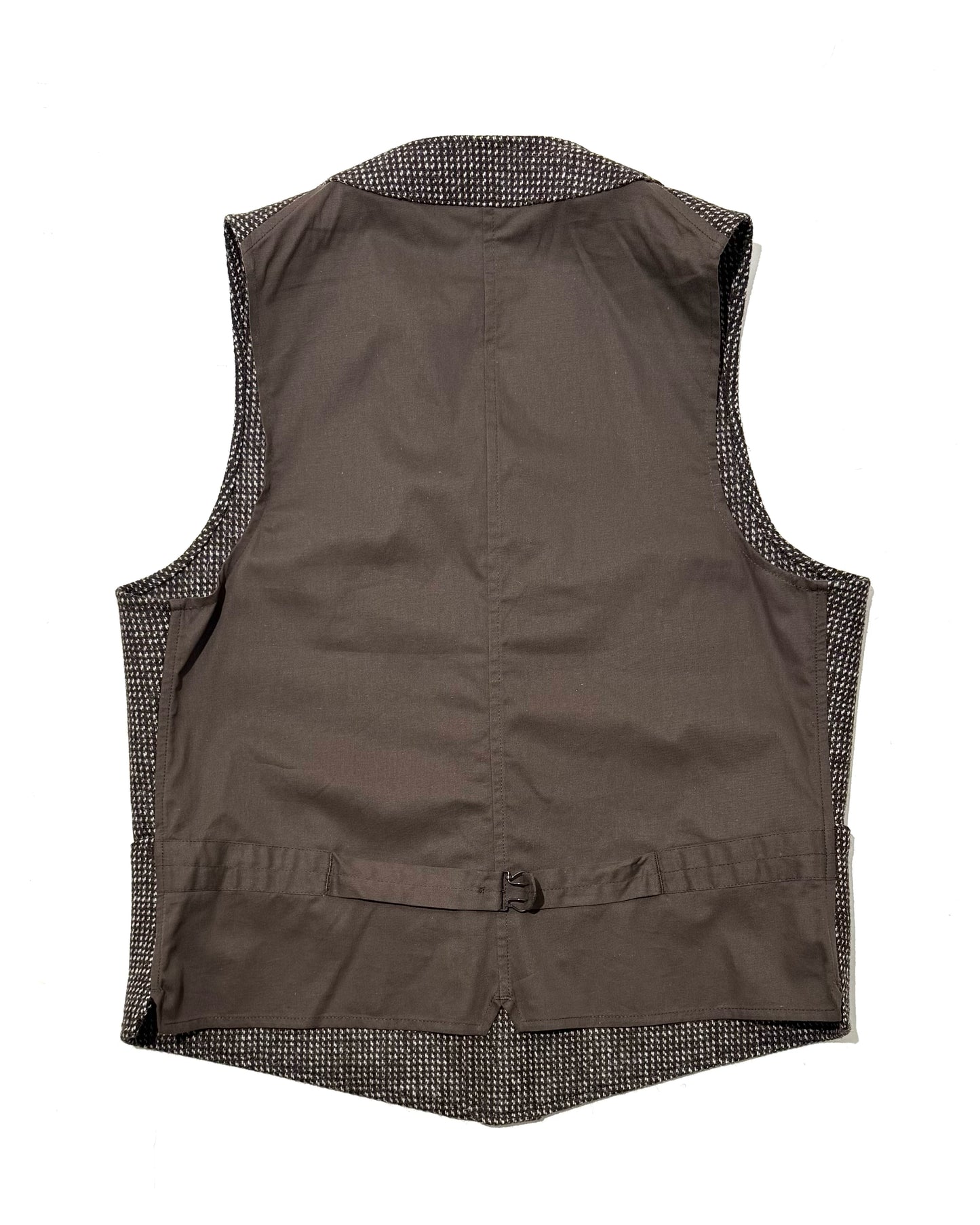 SAGAN VEST / ORGANIC TWEED BARLEY CORN