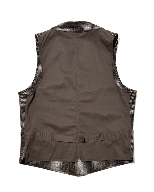 SAGAN VEST / ORGANIC TWEED BARLEY CORN