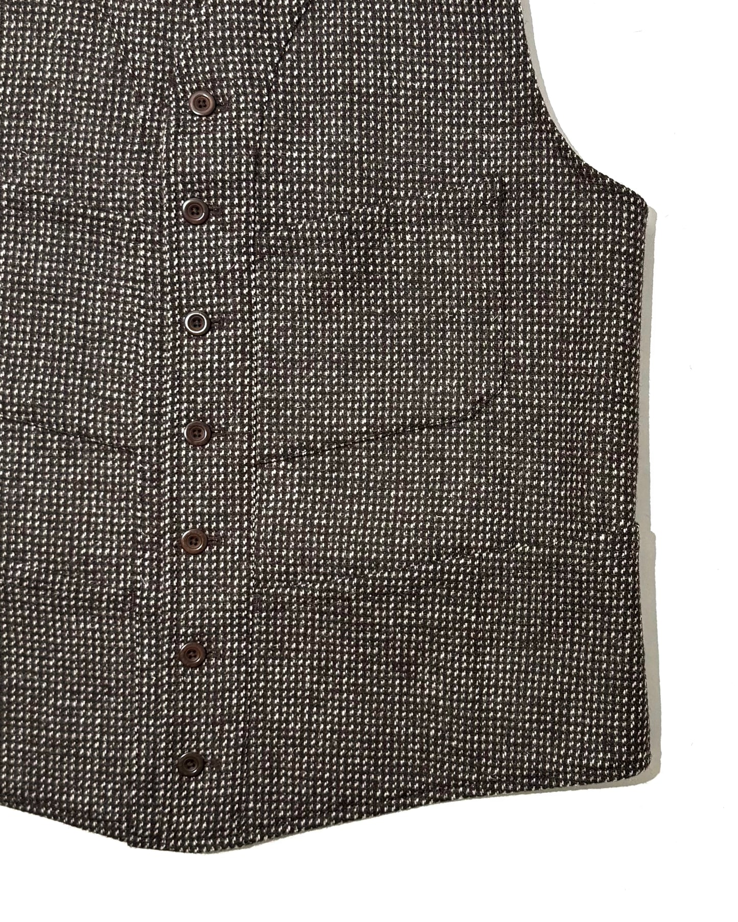 SAGAN VEST / ORGANIC TWEED BARLEY CORN