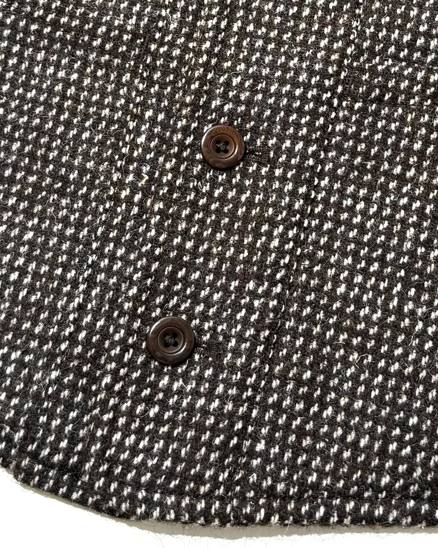 SAGAN VEST / ORGANIC TWEED BARLEY CORN