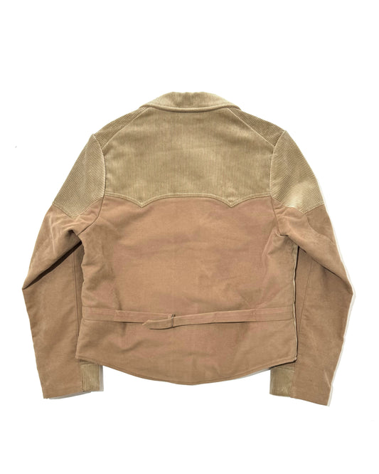 FORESTIERE / E-CORDUROY BEIGE E-MOLESKIN TAUPE