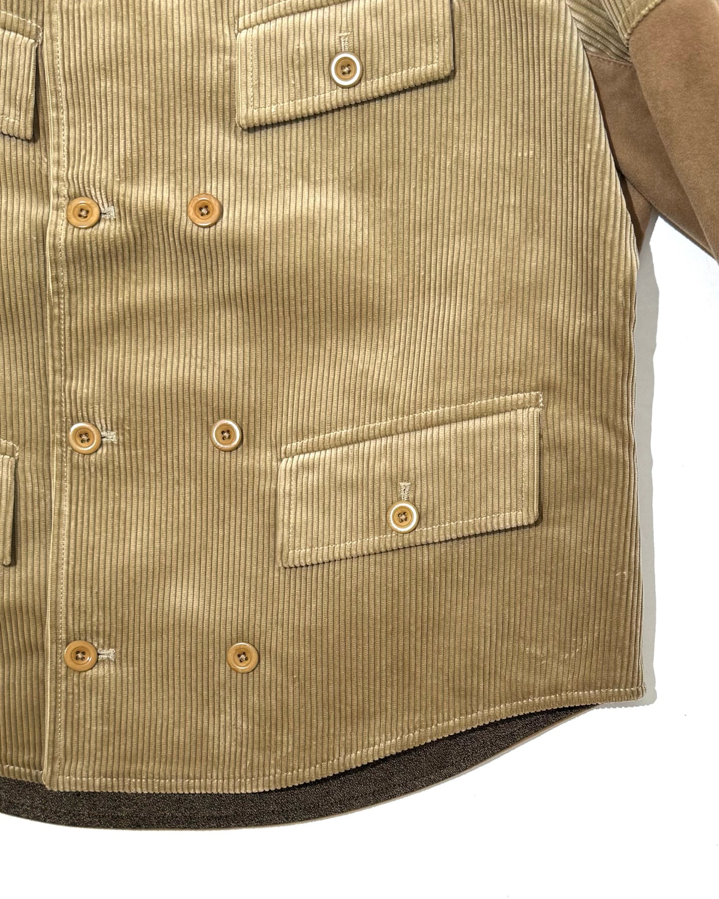 FORESTIERE / E-CORDUROY BEIGE E-MOLESKIN TAUPE