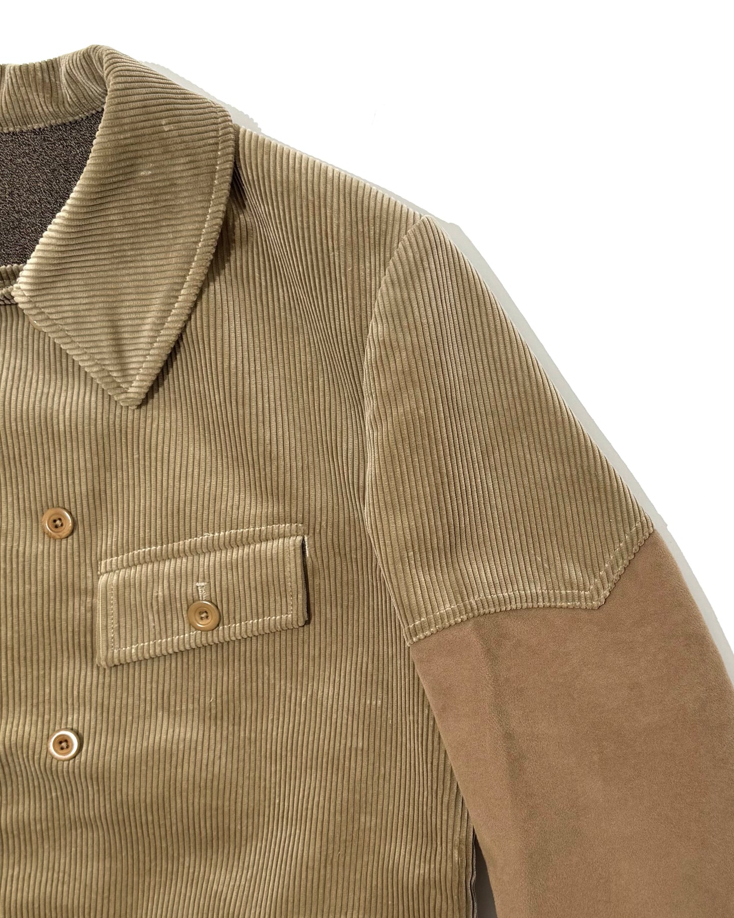 FORESTIERE / E-CORDUROY BEIGE E-MOLESKIN TAUPE