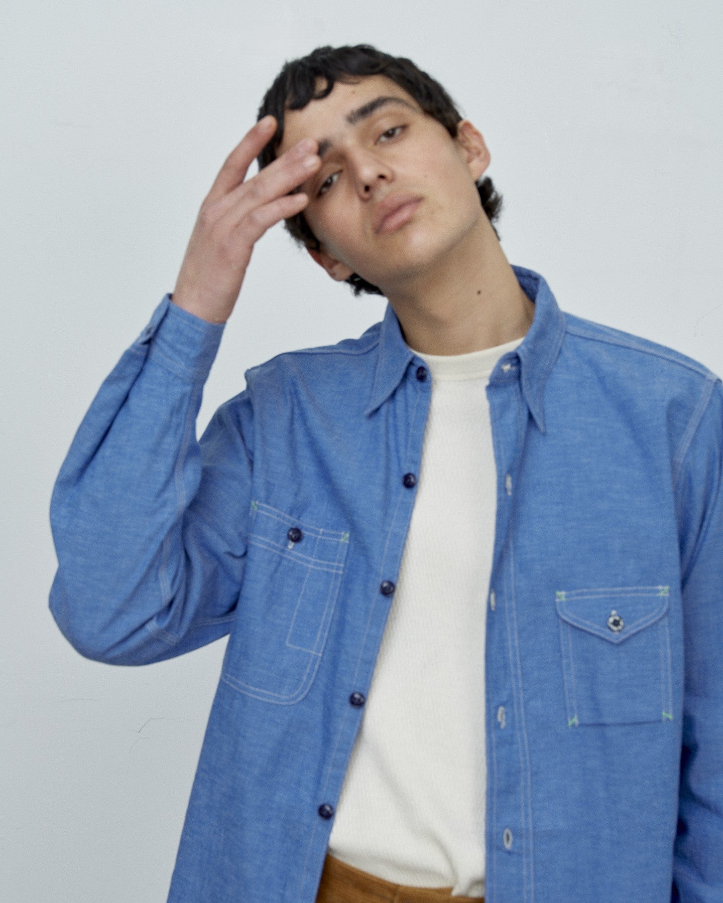 【 BIG YANK 】1935 ORIGINAL CHAMBRAY / BLUE GREY