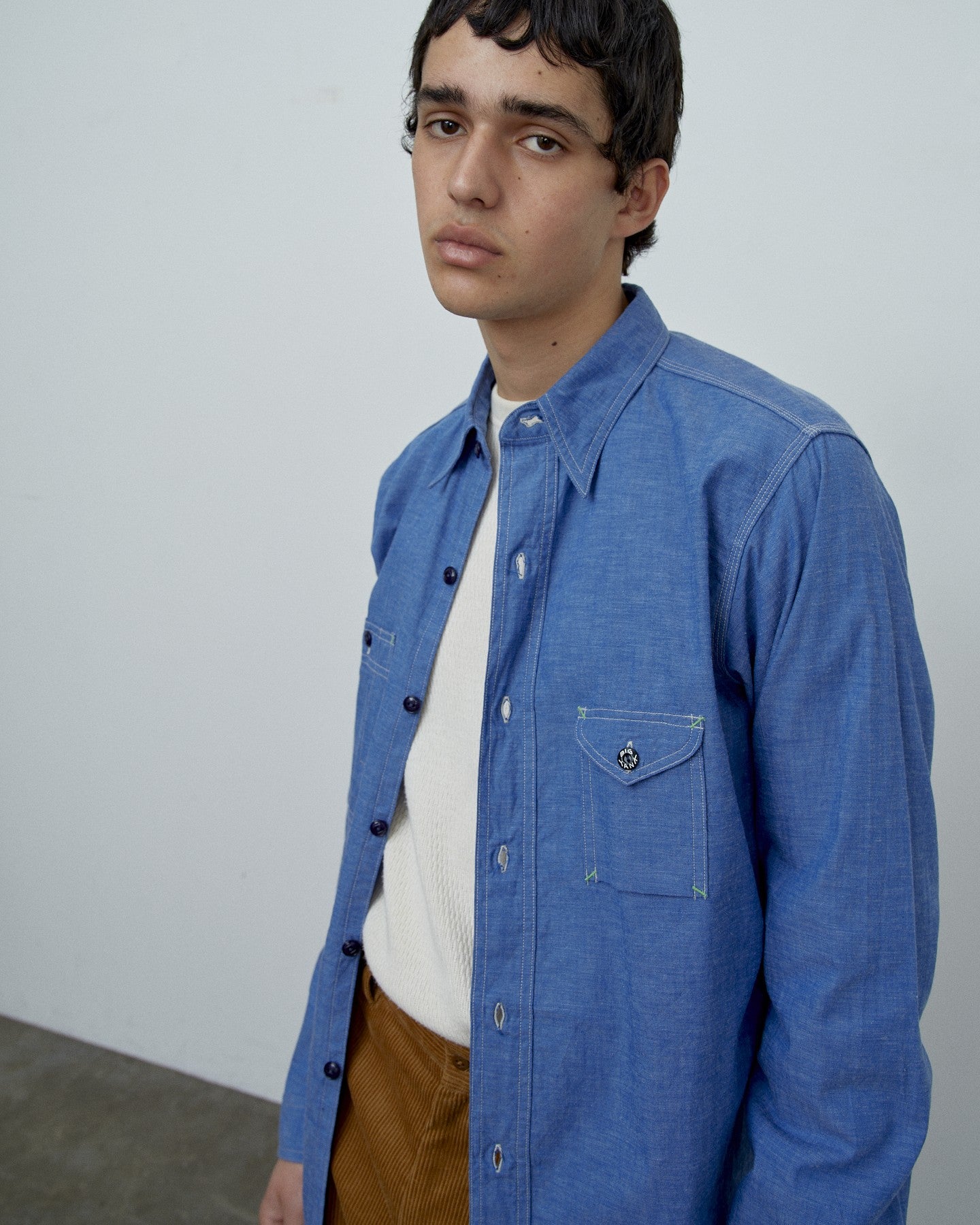 【 BIG YANK 】1935 ORIGINAL CHAMBRAY / BLUE GREY