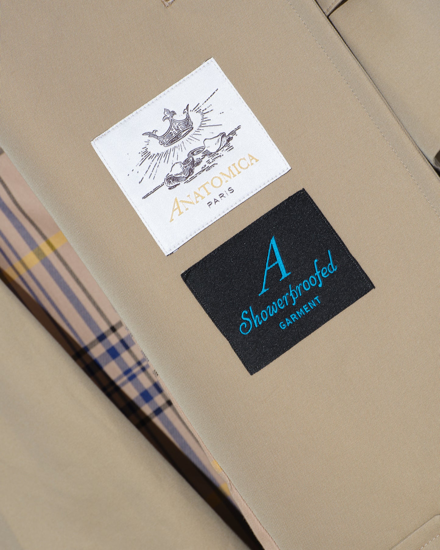 TRENCH COAT / COTTON GABARDINE BEIGE