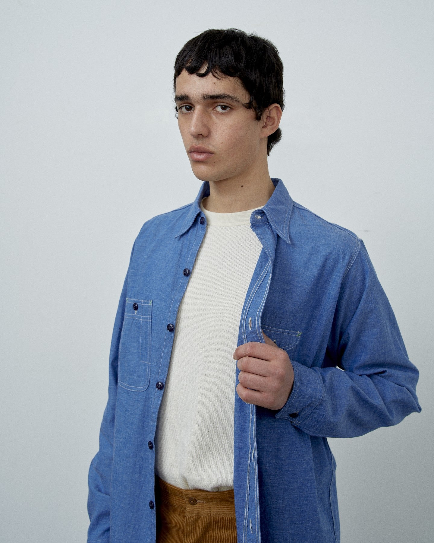 【 BIG YANK 】1935 ORIGINAL CHAMBRAY / BLUE GREY