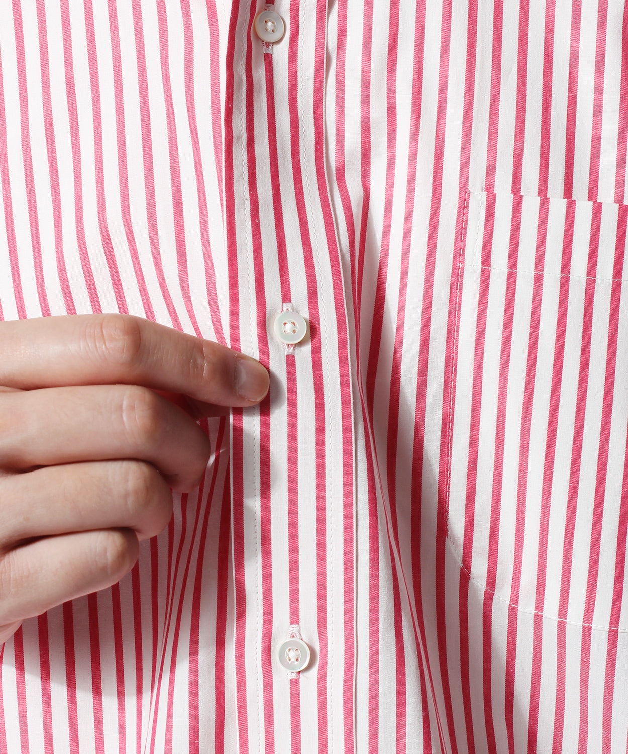 BD SHIRT / CANDY STRIPE PINK