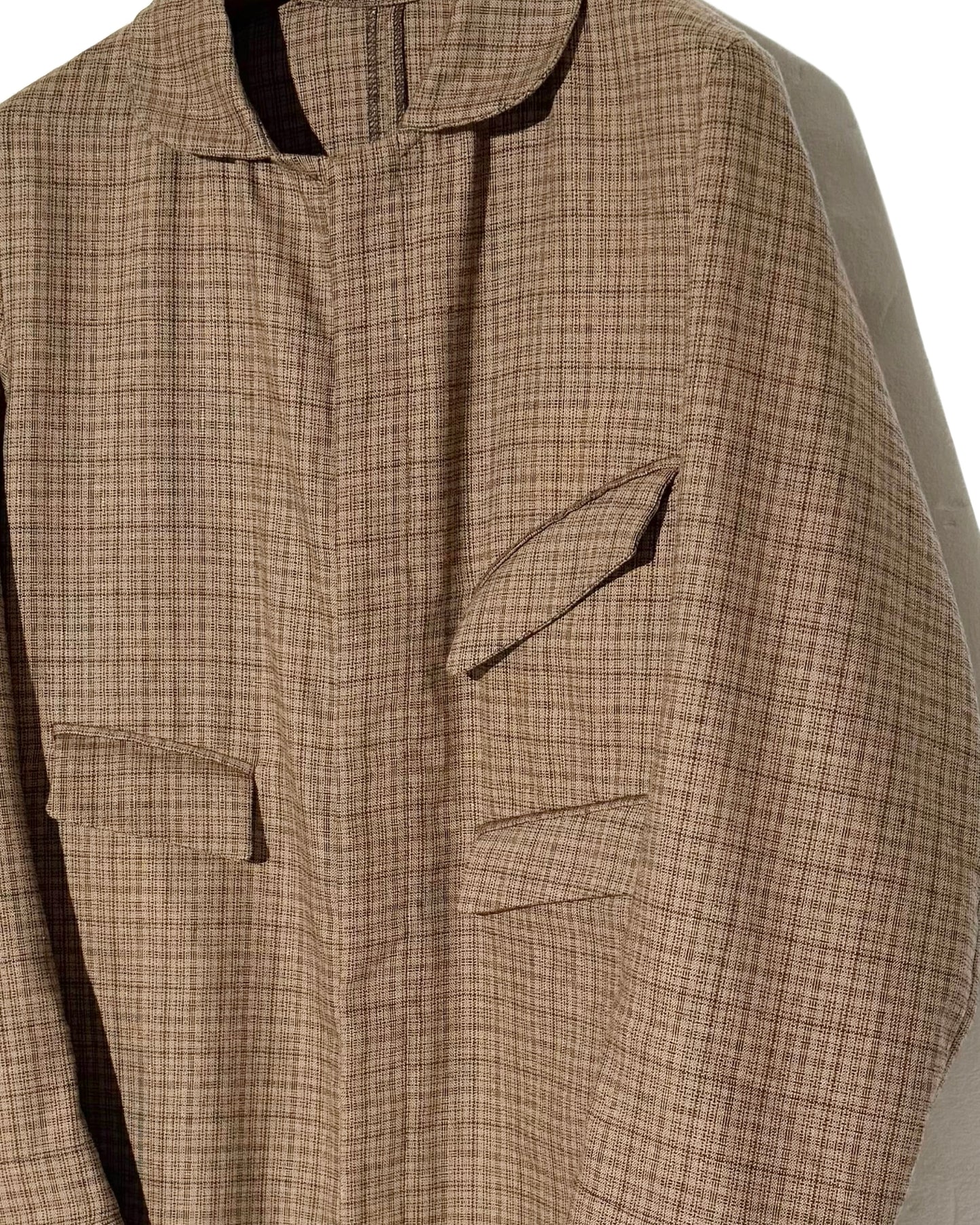 ARTHUR LINEN / WOOL CASHMERE MULTI CHECKS